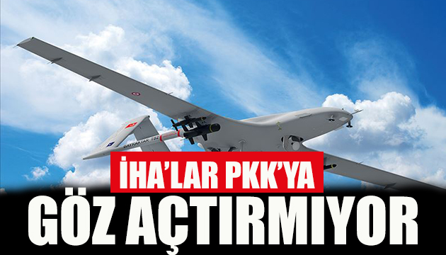 Teröristler İHA lardan kaçamıyor